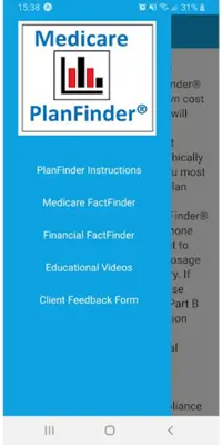 Medicare PlanFinder android App screenshot 3